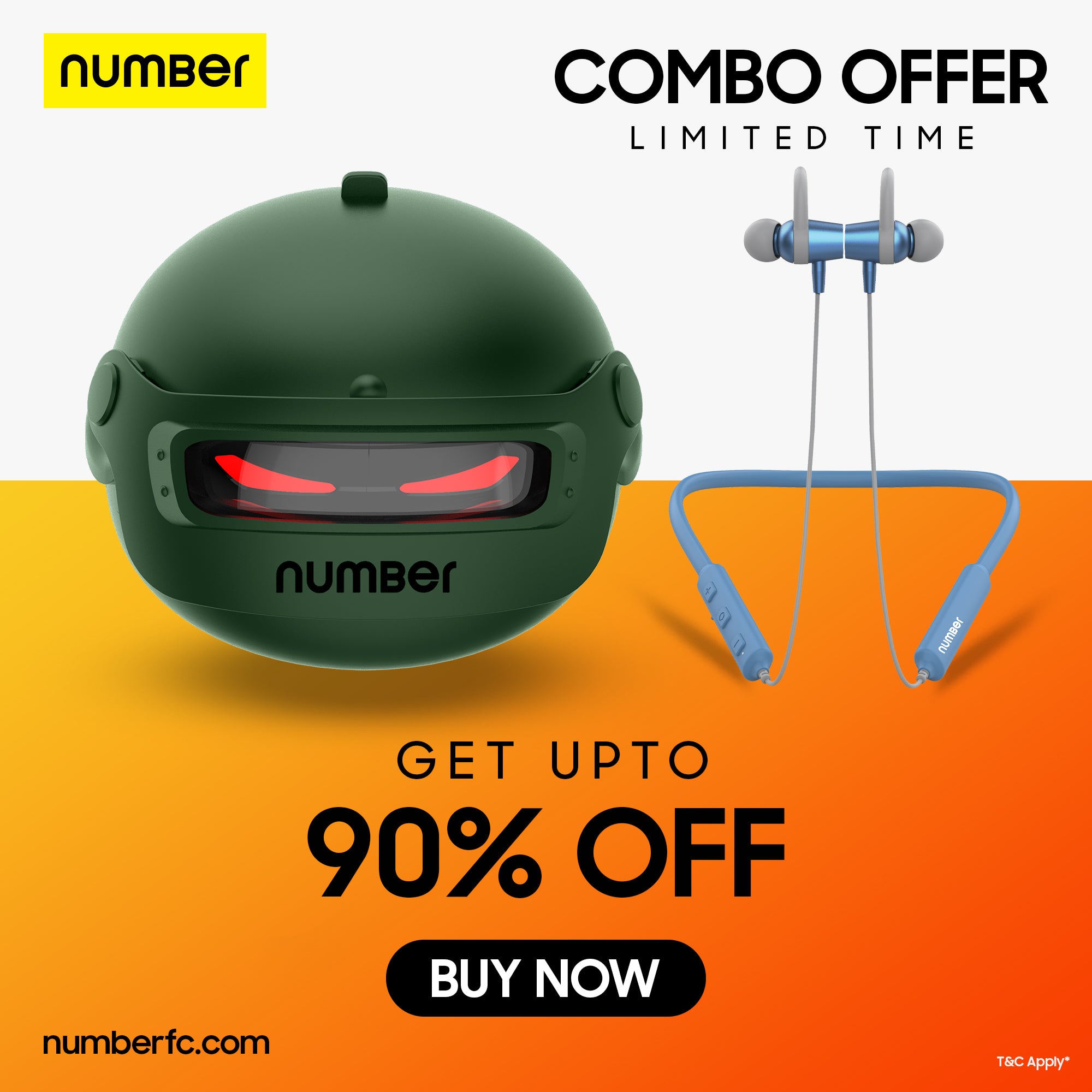 numBer GT9 + Neck Fone Combo